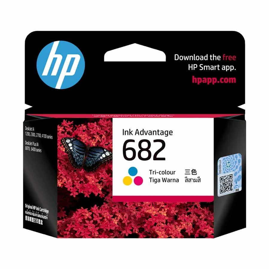 HP 682 Tri-Color Original Ink Advantage Cartridge