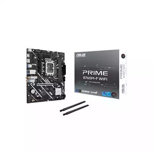 ASUS PRIME B760M-F WIFI DDR5 LGA 1700 micro-ATX Motherboard - Boichitro BD Hot Deals