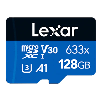 Lexar High-Performance 633x 64GB MicroSD UHS-I Memory Card - Accessories