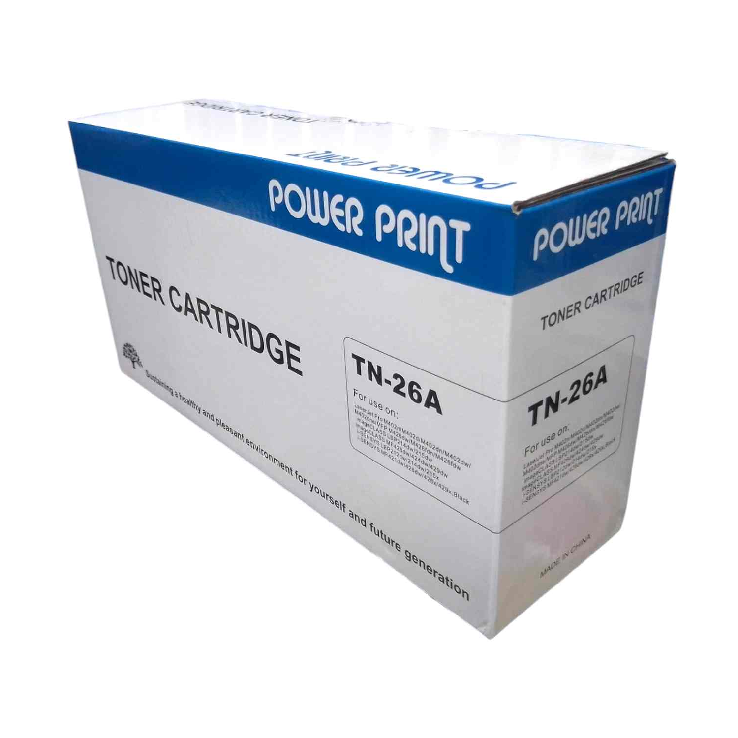 Power Print TN-26A Black Toner With Chip