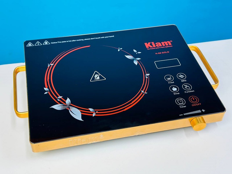 Kiam H-66 Gold Infrared Cooker 2000w - Home Appliance