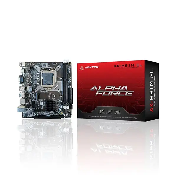 ARKTEK AK-H81M EL 4th Gen micro-ATX Motherboard - Motherboard