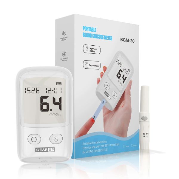 BGM-20 Diabetes Measuring Machine/ Blood Glucose Meter With 25 Test Strips - Gadget Zone