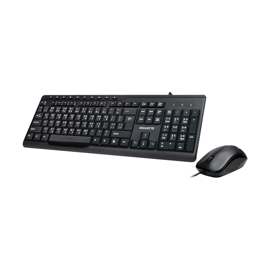 Gigabyte KM6300 Combo USB Keyboard & Mouse thumbnail