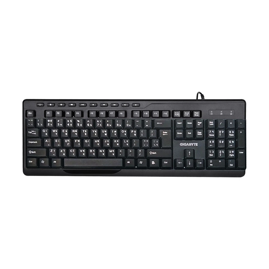 Gigabyte KM6300 Combo USB Keyboard & Mouse thumbnail