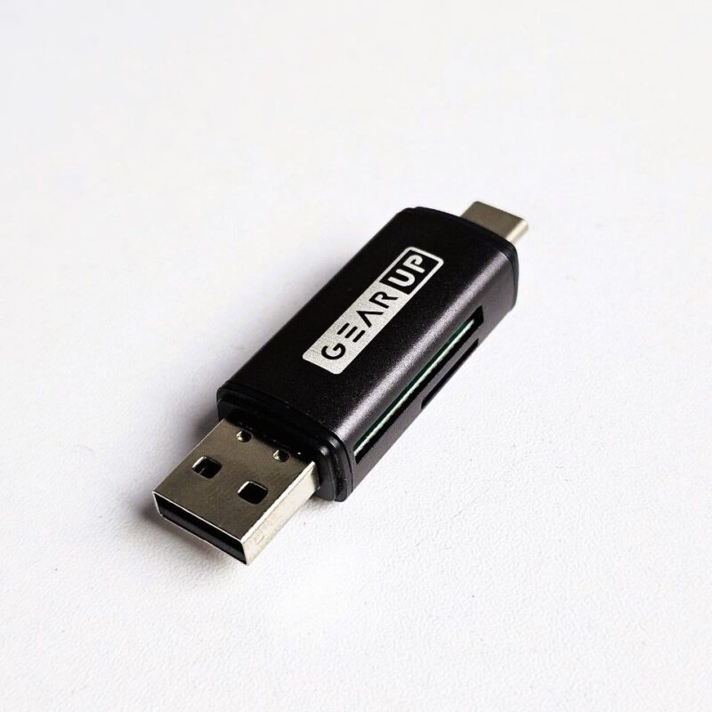 GearUP 4 In 1 Multifunction OTG Card Reader Type-C/USB /SD Card/TF Card Reader - Accessories
