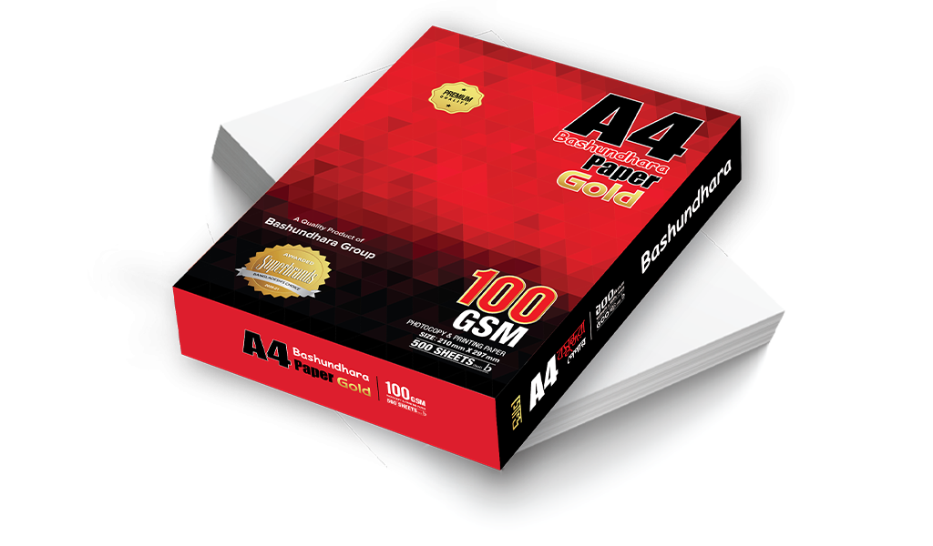 Bashundhara A4 Paper Gold - 100 GSM thumbnail