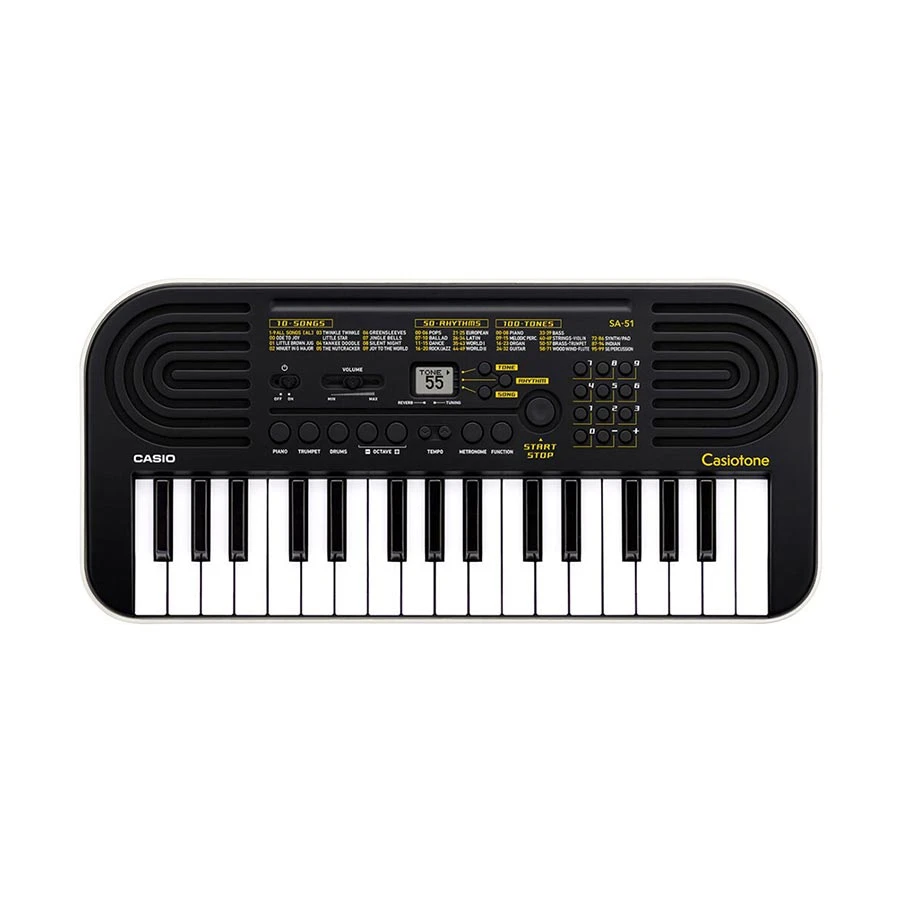 Casio SA-51 32-Keys Portable Musical Mini Keyboard Without Adapter - Accessories