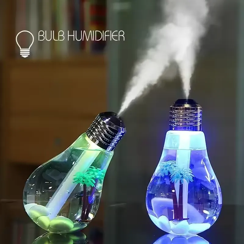 Creative Bulb Shaped Humidifier – 400ML thumbnail